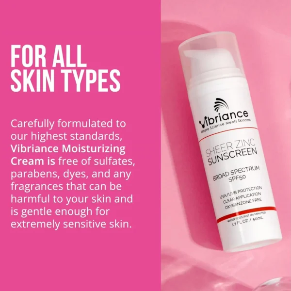Vibriance Sheer Mineral Face Sunscreen SPF 50, Tinted Blend, 1.7 fl oz
