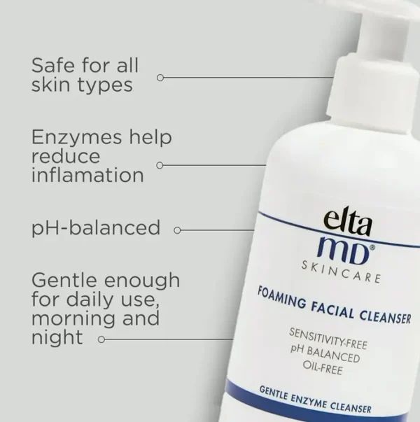 EltaMD Gentle Face Cleanser & Cleanser, Oil-Free