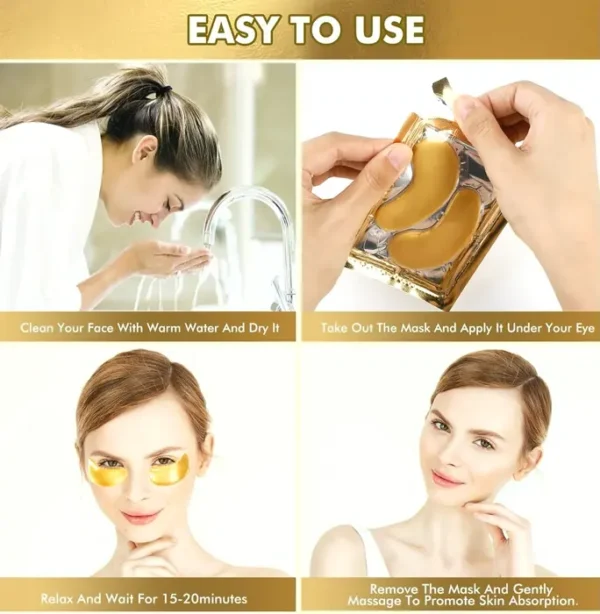 Luxury Under Eye Patches for Eyes - 20 Pairs