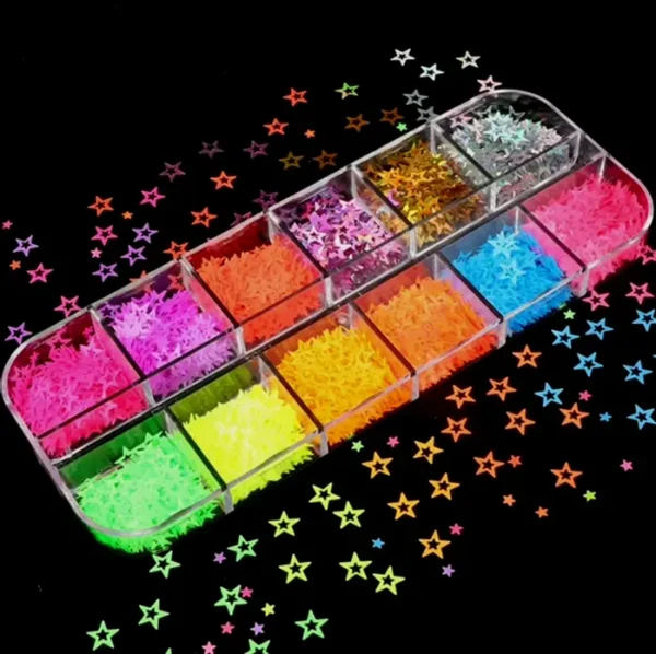 Decorative Styles Decals 12 Glowing Colors