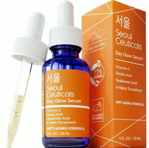 Korean Vitamin C Serum with Hya Acid, Potent Anti-Aging