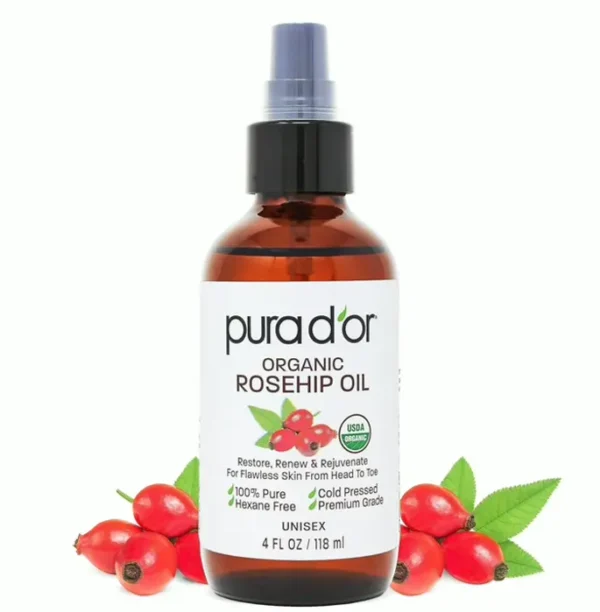Organic Rosehip Seed Oil Haircare Relaxer – 4 Ounces